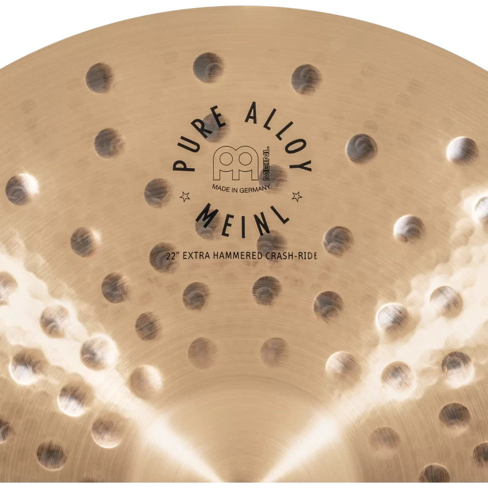 Meinl Crash Ride Cymbals Meinl Pure Alloy Extra Hammered Crash Ride Cymbals