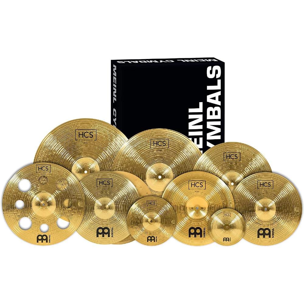 meinl cymbal packs cymbal pack meinl cymbals hcs-scs1 ultimate 10 cymbal pack   