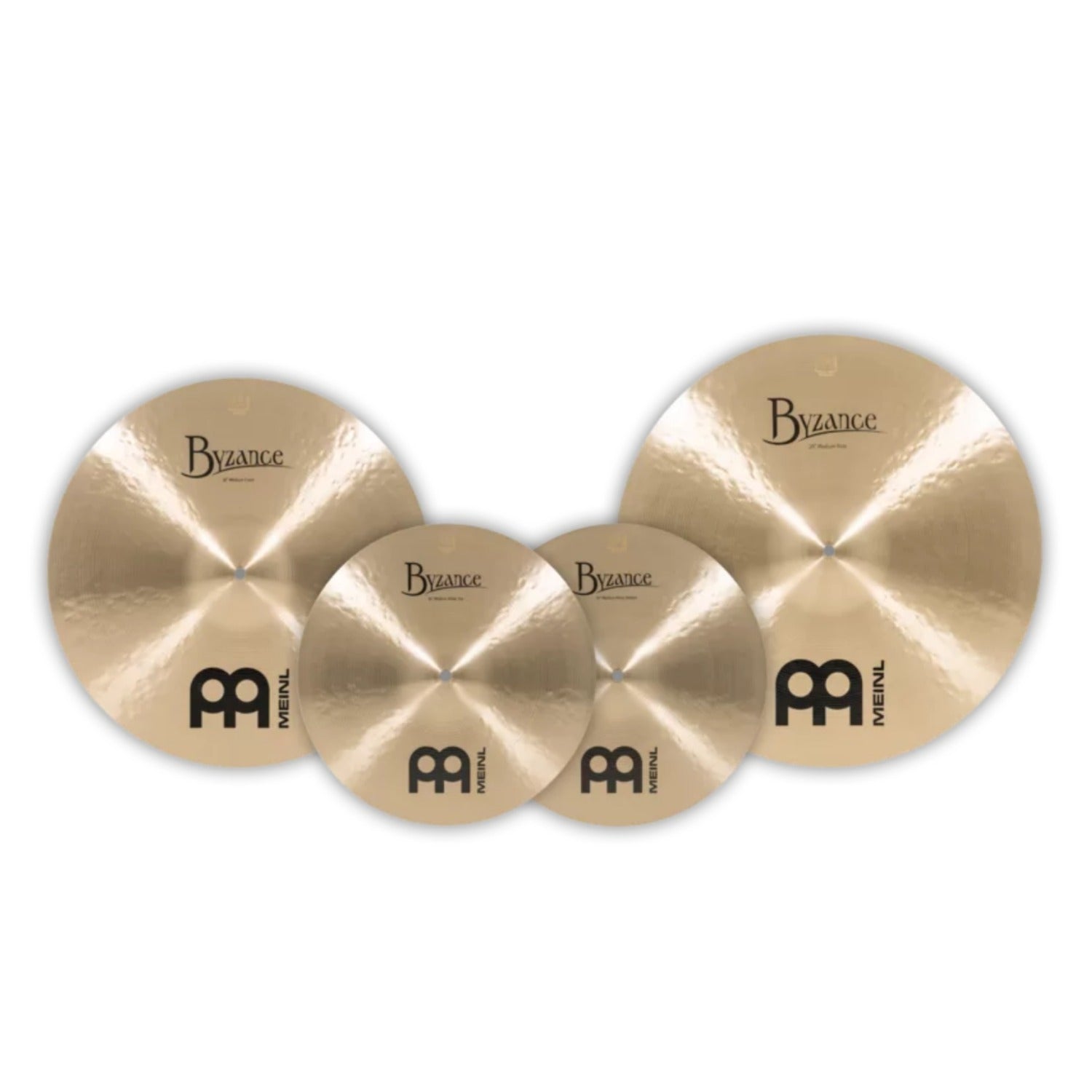 Meinl Cymbal Packs Meinl BT-CS1 14",18",20" Byzance Traditional Cymbal Set - Pack of 4