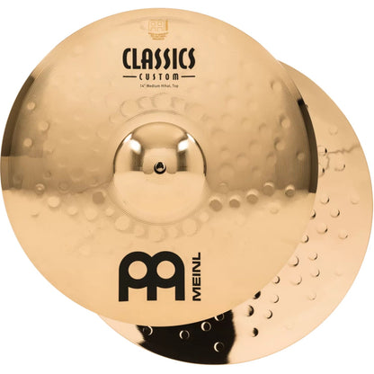Meinl Cymbal Packs Meinl CC-CS1 Classics Custom Brilliant 14"HiHat 18"Crash 20" Ride Cymbals Set