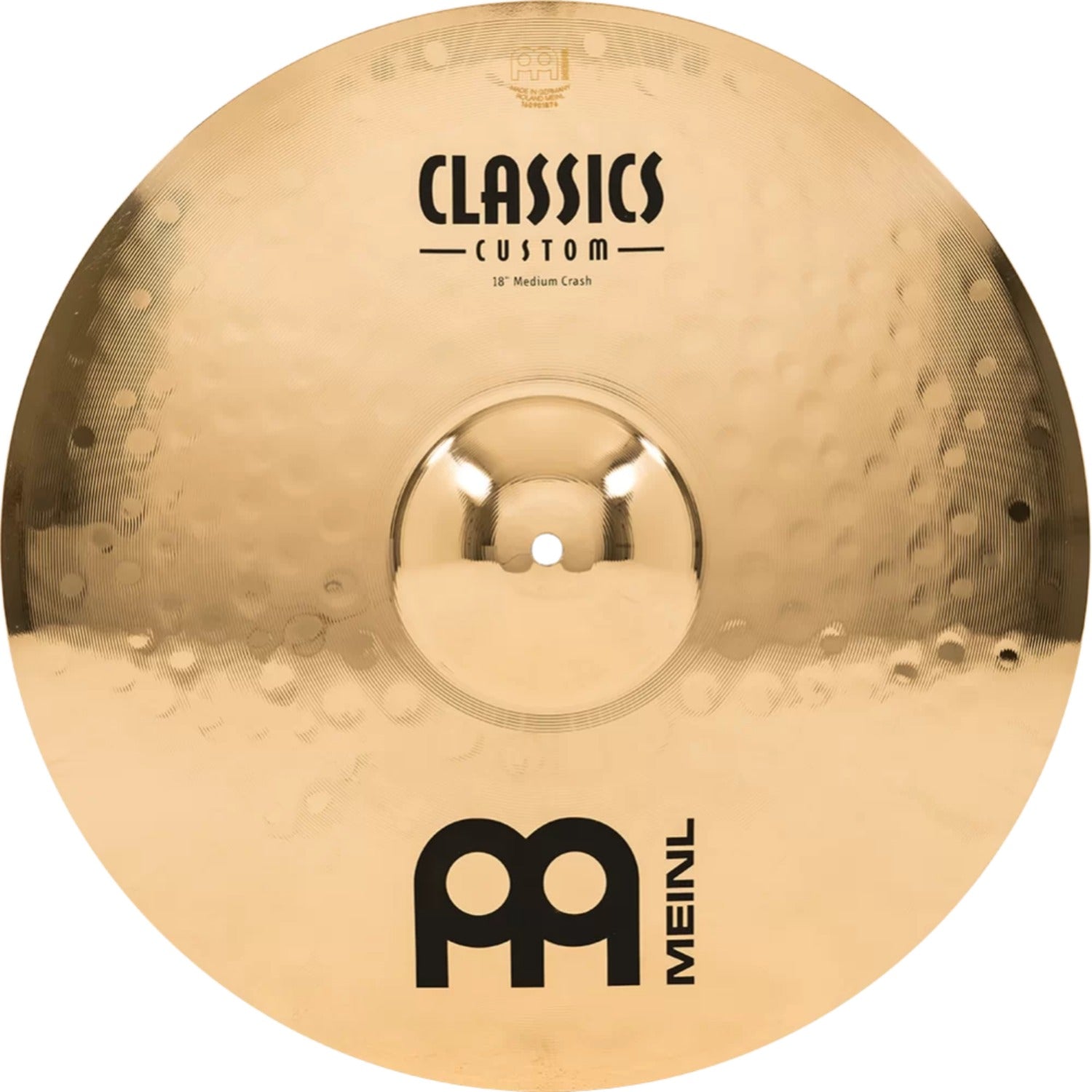 Meinl Cymbal Packs Meinl CC-CS1 Classics Custom Brilliant 14"HiHat 18"Crash 20" Ride Cymbals Set
