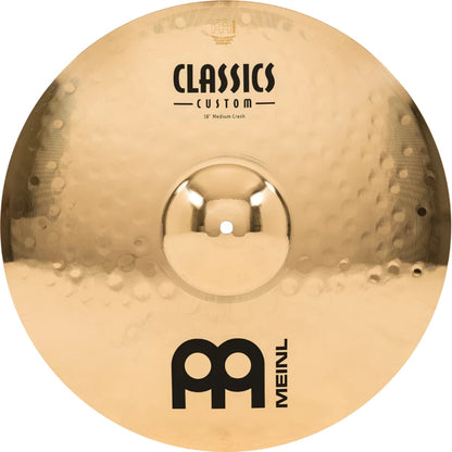 Meinl Cymbal Packs Meinl CC-CS1 Classics Custom Brilliant 14"HiHat 18"Crash 20" Ride Cymbals Set