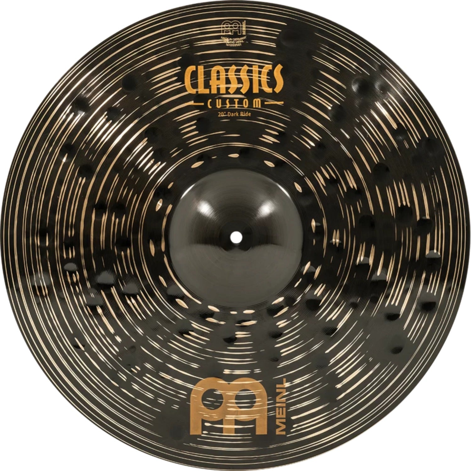 Meinl Cymbal Packs Meinl CCD-CS1 Classics Custom Dark 14"HH 16"Cr 18"Ch 20"Rd Cymbals Set
