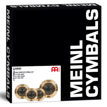 meinl cymbal packs meinl ccdu141620 classics custom dual 4piece cymbals pack