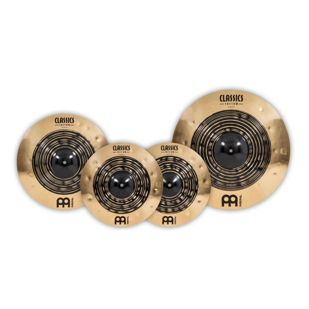 meinl cymbal packs meinl ccdu141620 classics custom dual 4piece cymbals pack