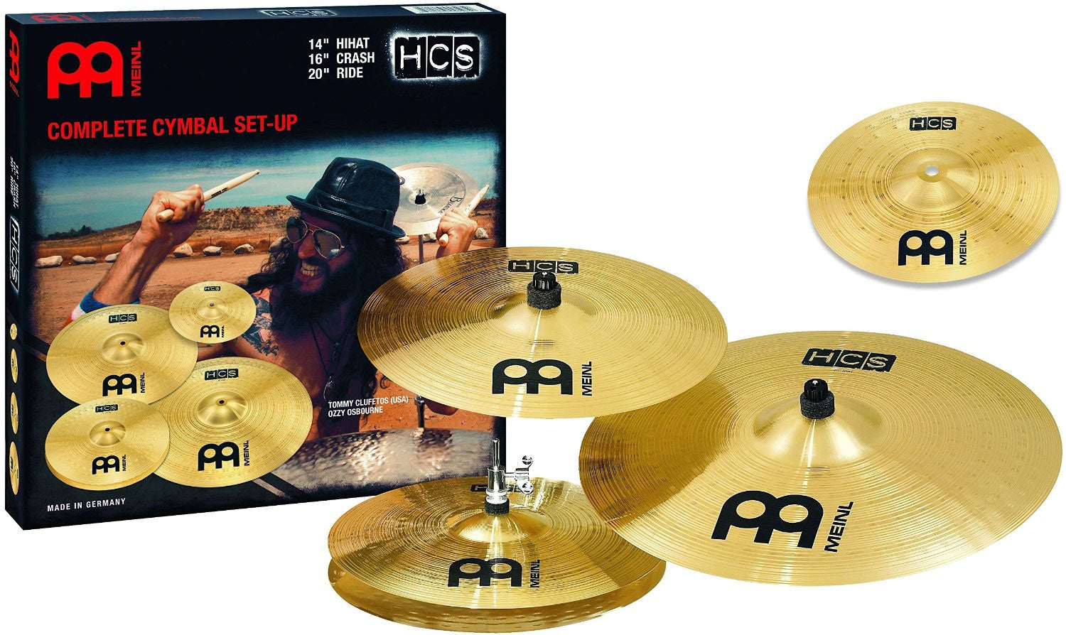 Meinl Cymbal Packs Meinl Cymbals HCS141620 HCS Cymbal Box Set Pack