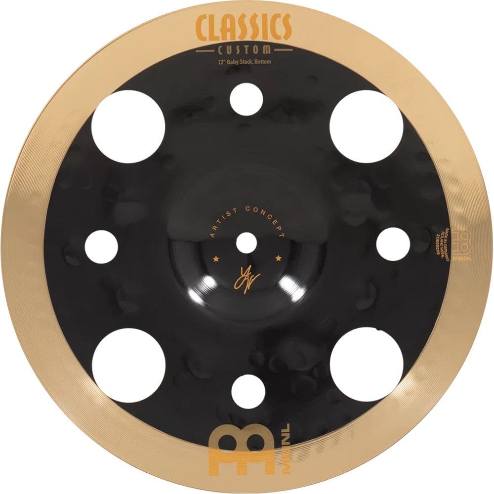 meinl cymbals meinl ac-baby artist concept model baby stack luke holland cymbals