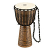 Meinl Djembes Brown Meinl Percussion Headliner Series 10 Inch Rope Tuned Wood Artifact Djembe