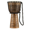 Meinl Djembes Brown Meinl Percussion Headliner Series 10 Inch Rope Tuned Wood Artifact Djembe