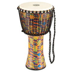 Meinl Djembes Kenyan Quilt Meinl Percussion Travel Series 12 Rope Tuned Goat Skin Head Synthetic Djembe