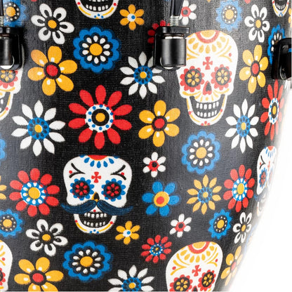 Meinl Djembes Meinl ADJ10-DA 10" Day of the Dead Alpine Series Synthetic Head Djembe