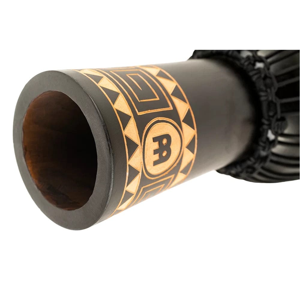 meinl djembes meinl hdj1-m 10" headliner series congo series rope tuned djembe - dark brown