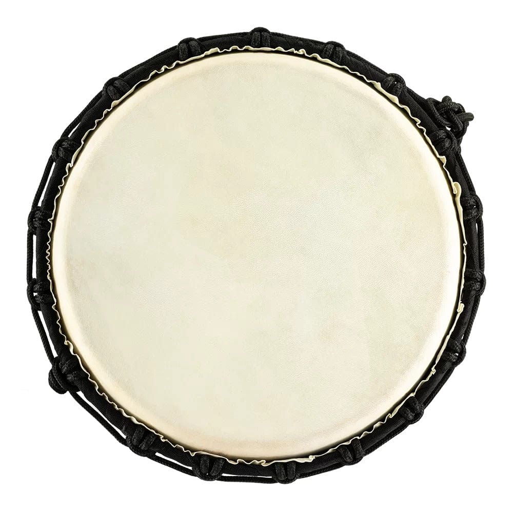 meinl djembes meinl hdj1-m 10" headliner series congo series rope tuned djembe - dark brown