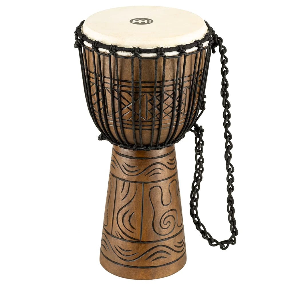 meinl djembes meinl hdj17-m 10" headliner series artifact series rope tuned djembe