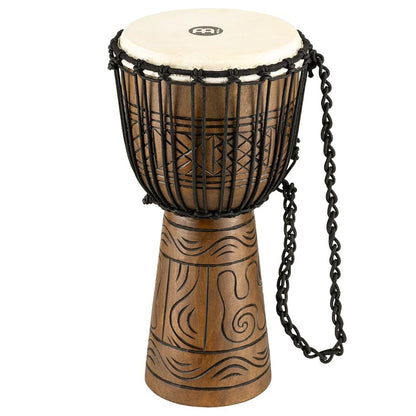 meinl djembes meinl hdj17-m 10" headliner series artifact series rope tuned djembe