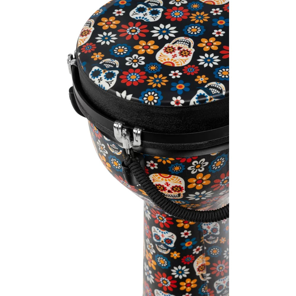 Meinl Djembes Meinl JD10 10" Designed Head Jumbo Series Synthetic Djembe #color_day-of-the-dead