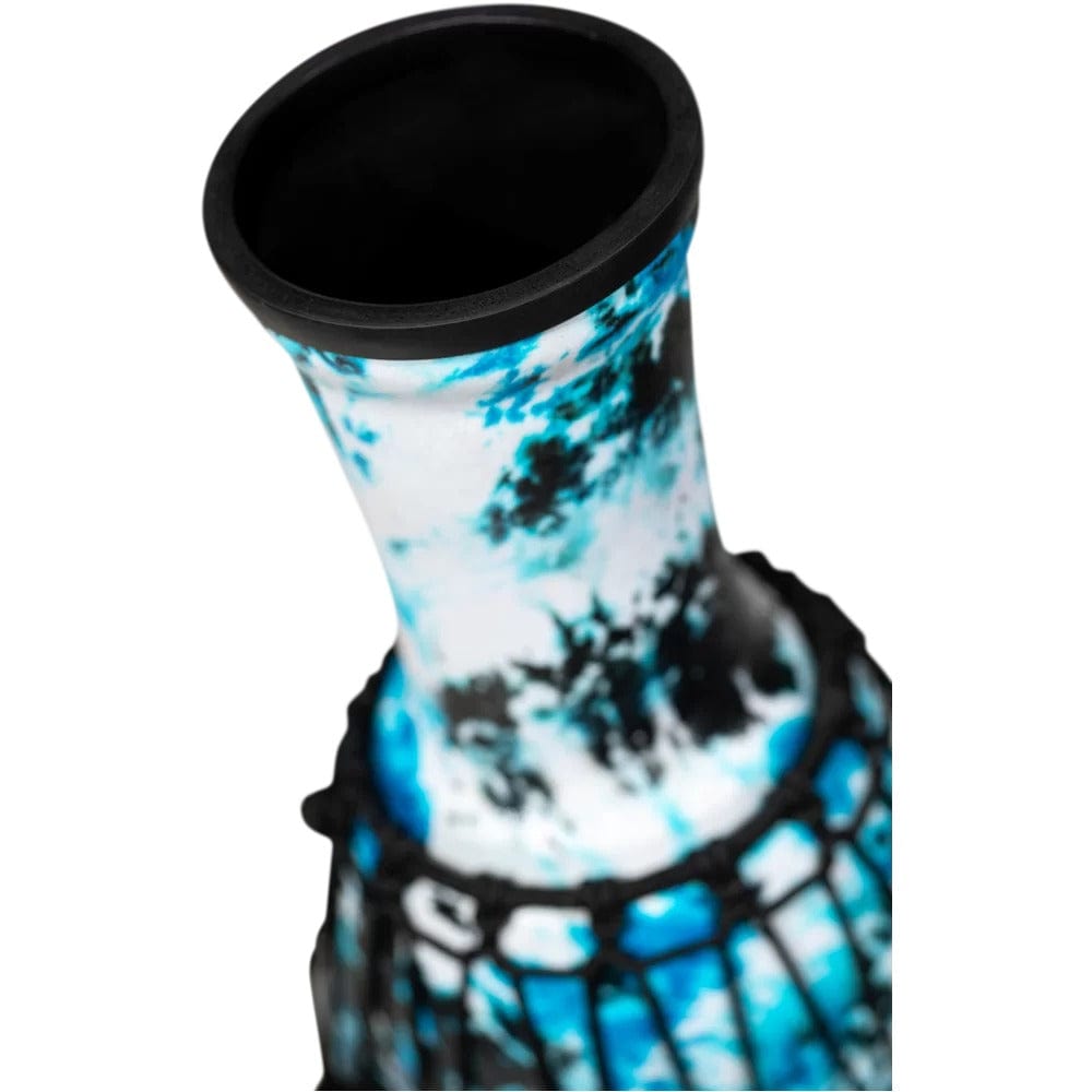 meinl djembes meinl jrd-gb 7" jr. series synthetic djembe - galactic blue tie dye
