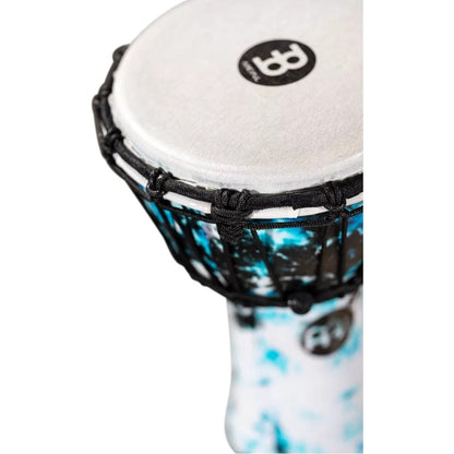 meinl djembes meinl jrd-gb 7" jr. series synthetic djembe - galactic blue tie dye