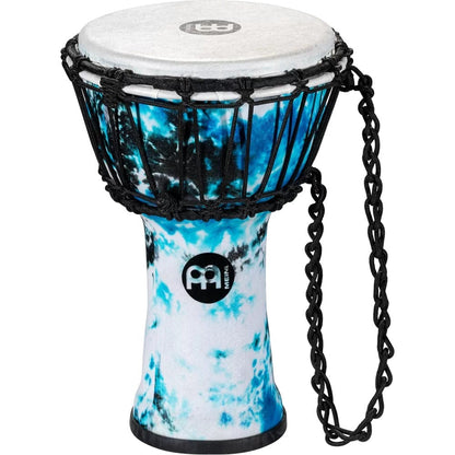 meinl djembes meinl jrd-gb 7" jr. series synthetic djembe - galactic blue tie dye