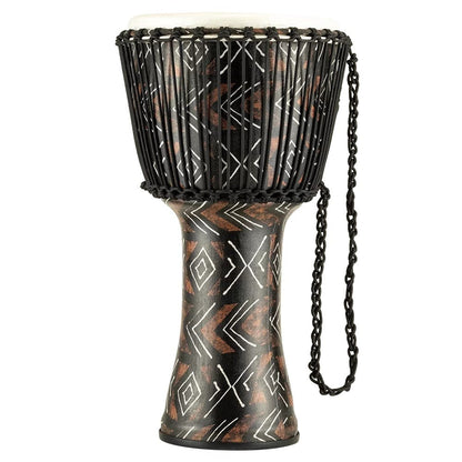 meinl djembes meinl padj6-l-f 12" travel series synthetic head rope tuned djembe