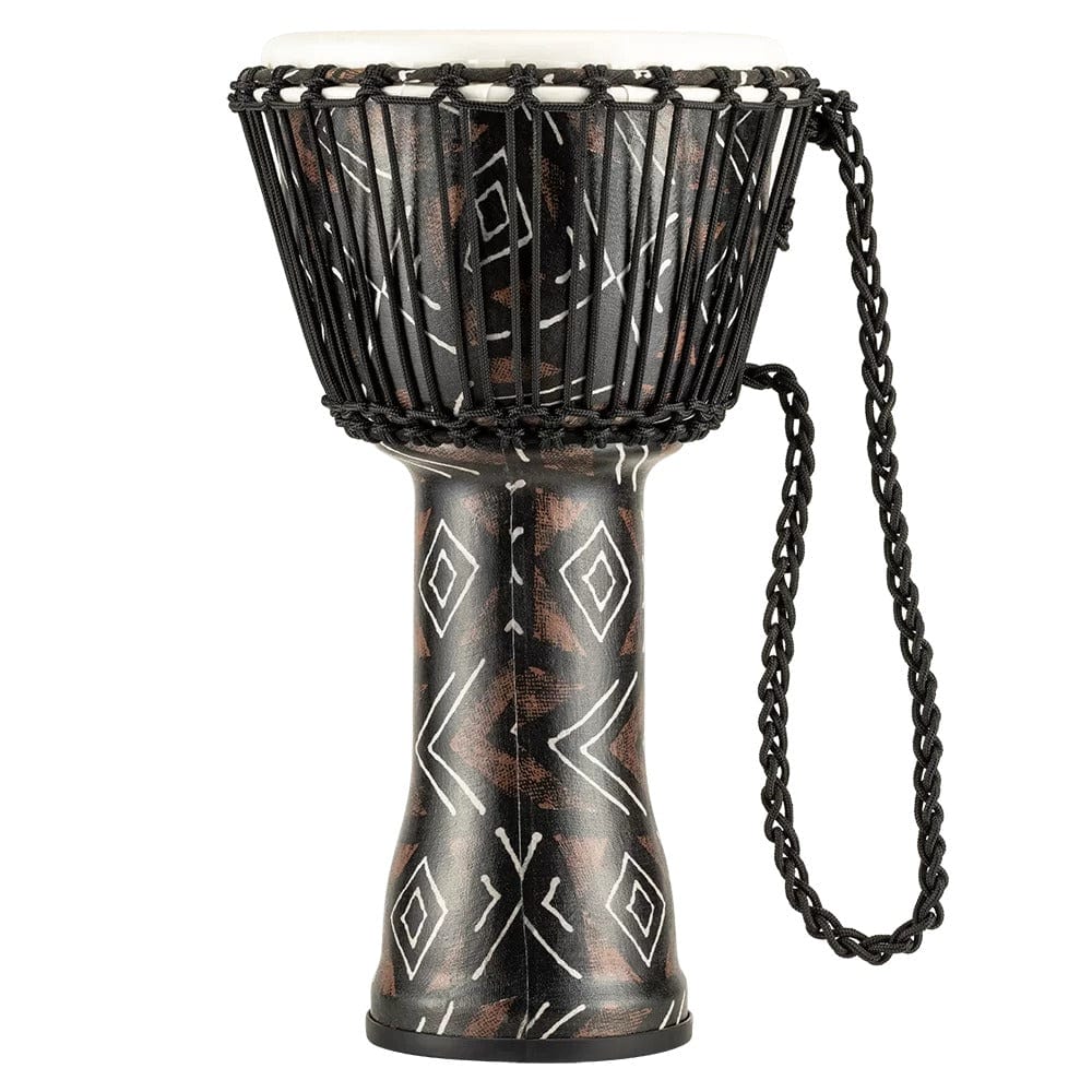 meinl djembes meinl padj6-m-f 10" travel series synthetic head rope tuned djembe