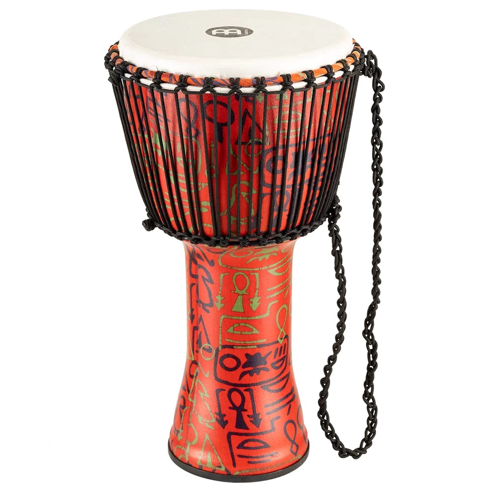 meinl djembes meinl percussion travel series 12 rope tuned synthetic djembe   #design-pattern_pharaohs-script