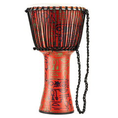 Meinl Djembes Pharaohs Script Meinl Percussion Travel Series 12 Rope Tuned Synthetic Djembe