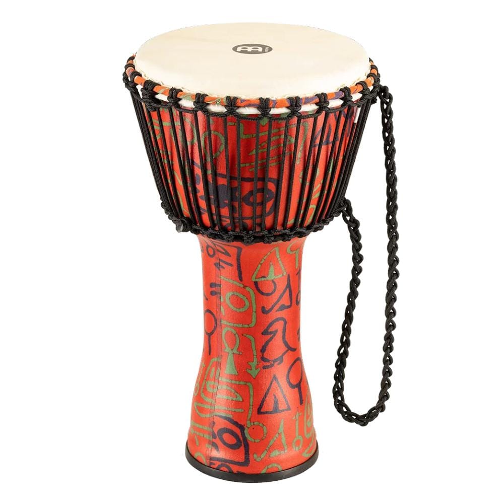 meinl djembes pharaohs script meinl percussion travel series pharaoh's script 10 inch rope tuned djembe   