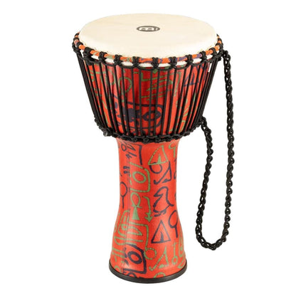 meinl djembes pharaohs script meinl percussion travel series pharaoh's script 10 inch rope tuned djembe   