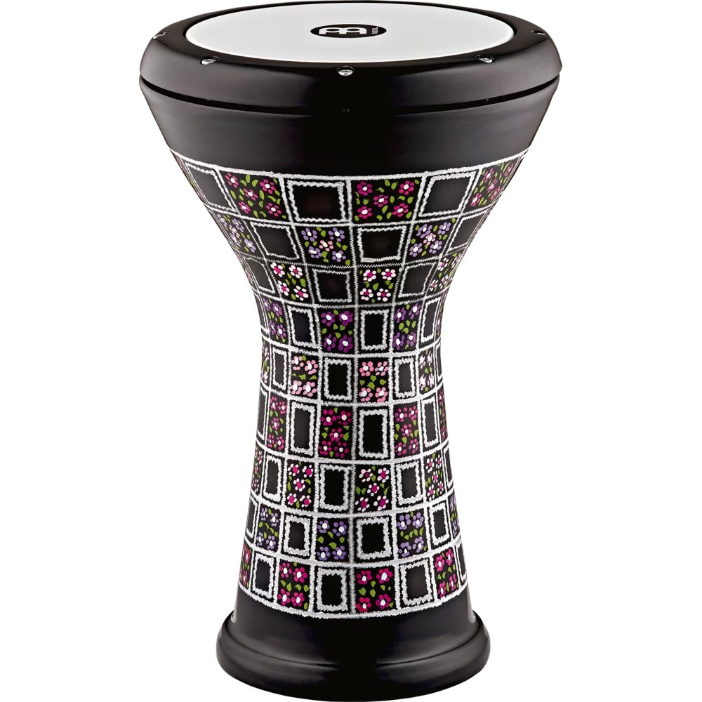 Meinl Doumbek Meinl HE-3039 Hand Engraved Painted Floral Design Doumbek