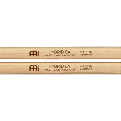 Meinl Drumsticks Meinl SB132 Hybrid Hickory Wood Tip Drumstick -8A
