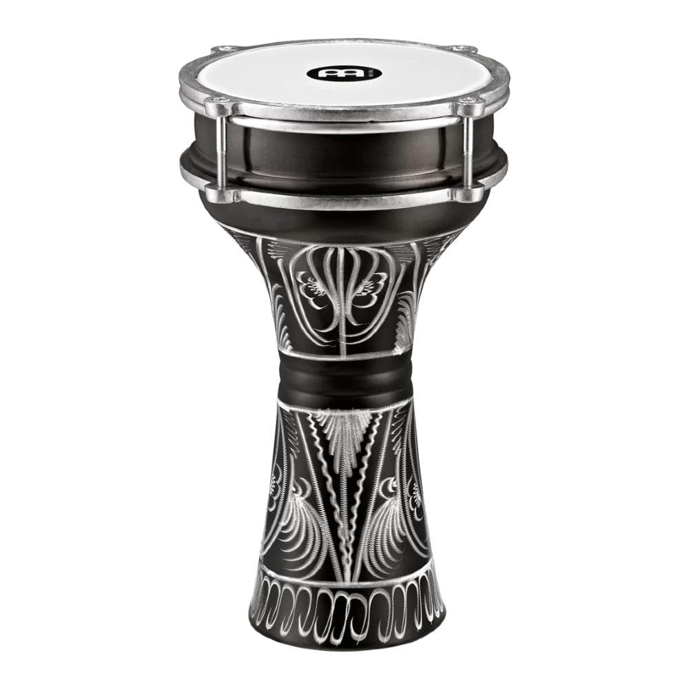 Meinl Hand Percussions Black Meinl Hand Engraved 6.5 Inch Aluminum Darbuka