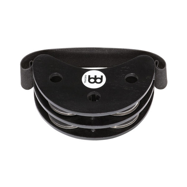 meinl hand percussions meinl percussion fjs2s-bk foot tambourine with steel jingles