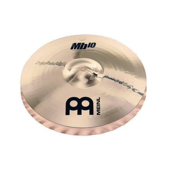 meinl hi hat cymbals meinl mb10-15msw-b 15-inch mb10 medium soundwave hi-hat cymbal