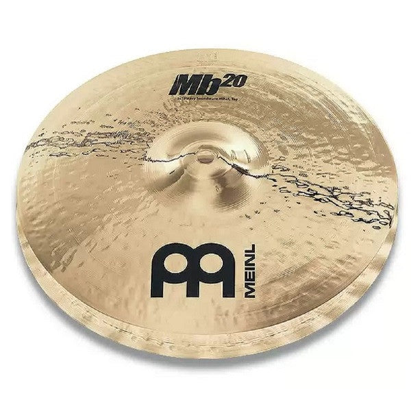 meinl hi hat cymbals meinl mb20-14hsw-b 14-inch mb20 heavy soundwave hi-hat cymbal