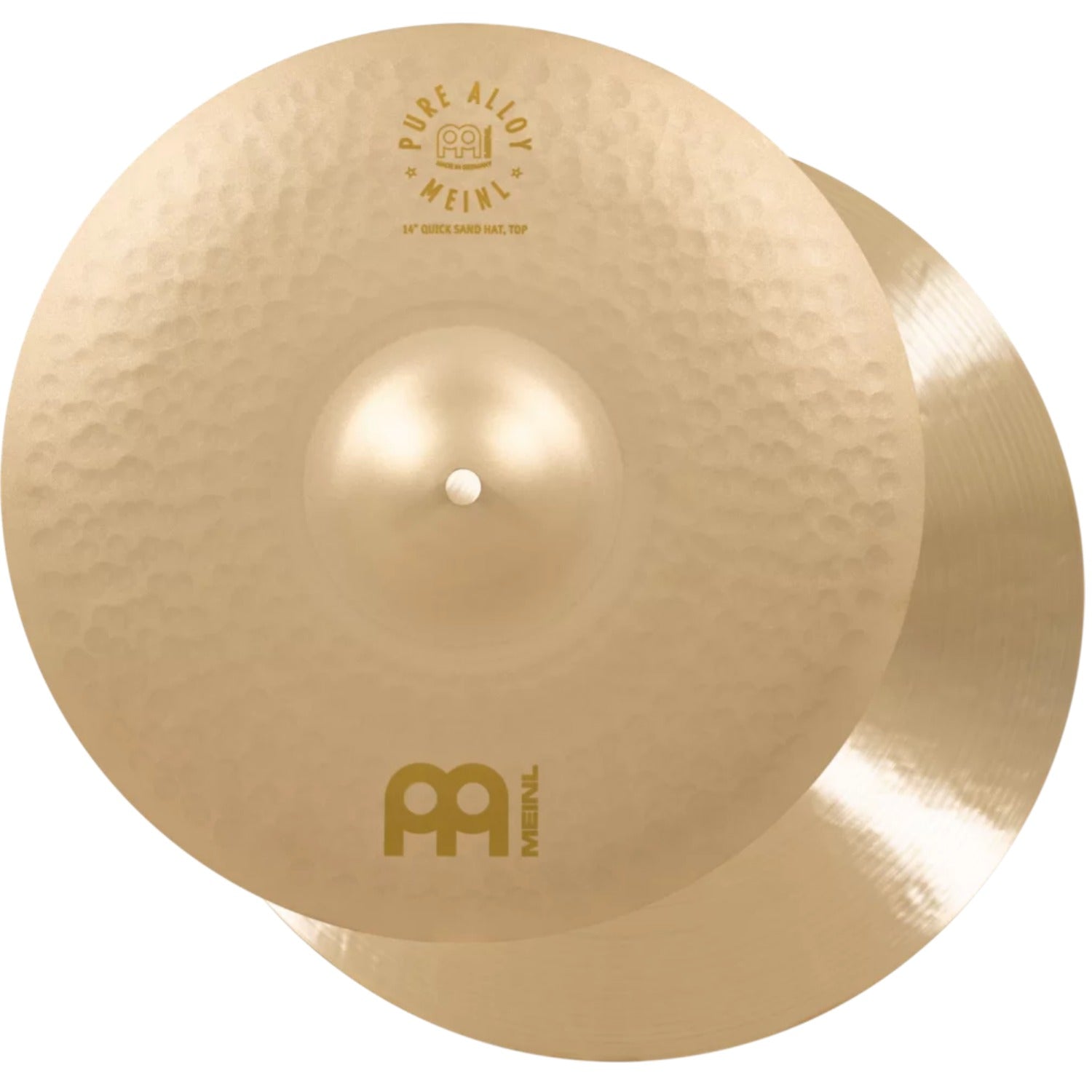 Meinl Hi Hat Cymbals Meinl PA14QSH 14" Pure Alloy Benny Greb Quick Sand Hi-Hat Cymbal