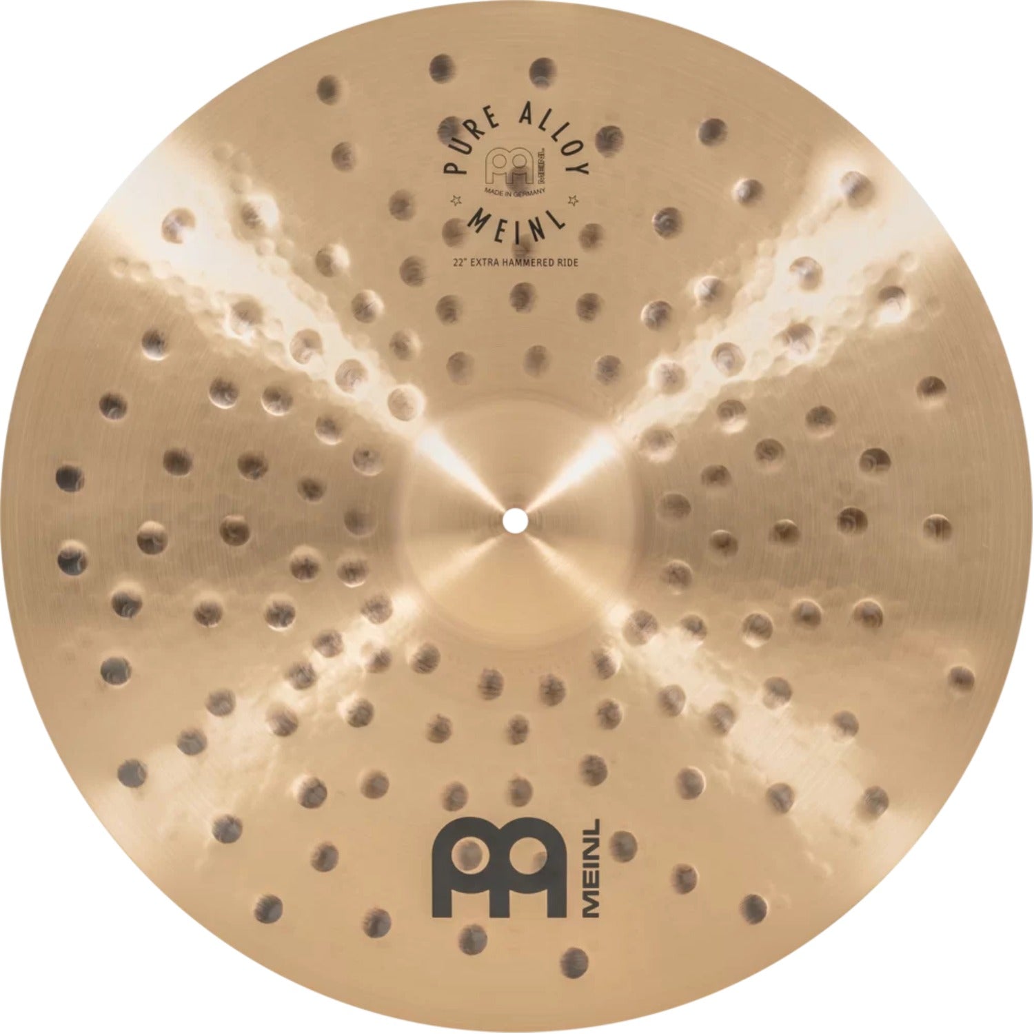 Meinl Ride Cymbals Meinl PA22EHR 22" Pure Alloy Extra Hammered Ride Cymbal
