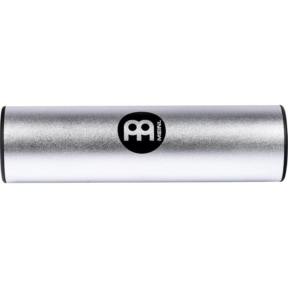 meinl shakers meinl sh9-l-s aluminium round large shaker - silver