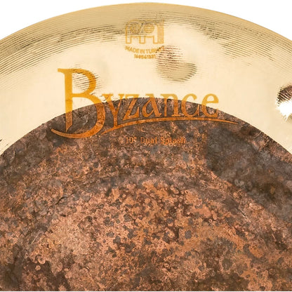 Meinl Splash Cymbals Meinl B10DUS 10" Byzance Dual Splash Cymbals