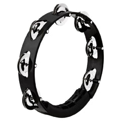Meinl Tambourines Black Meinl Percussion Headliner Series 8 Single Row Stainless Steel Jingles Tambourine