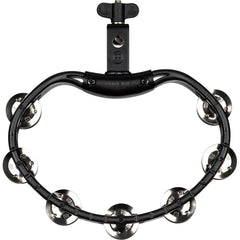 Meinl Tambourines Meinl HTMT2BK Headliner Series Mountable Stainless Steel Jingles Tambourine - Black