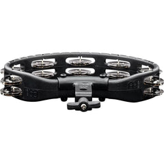 Meinl Tambourines Meinl HTMT2BK Headliner Series Mountable Stainless Steel Jingles Tambourine - Black