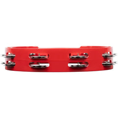 Meinl Tambourines Meinl HTT10R 10" Headliner Series Plastic Stainless Steel Jingles 2 Rows Tambourine - Red