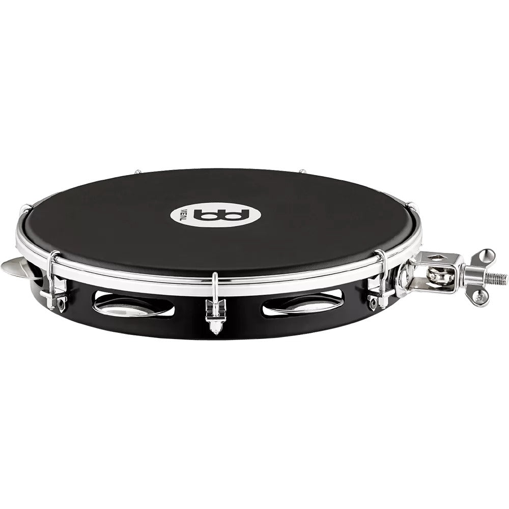 Meinl Tambourines Meinl PA10A-BK-NH-H 10" Traditional ABS Series Napa Head Pandeiro with Holder