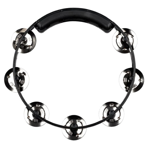 Meinl Percussion HTT10BK Tamburello – Sonagli In Acciaio Inox, 8 Paia, Colore Nero, Qualità Professionale