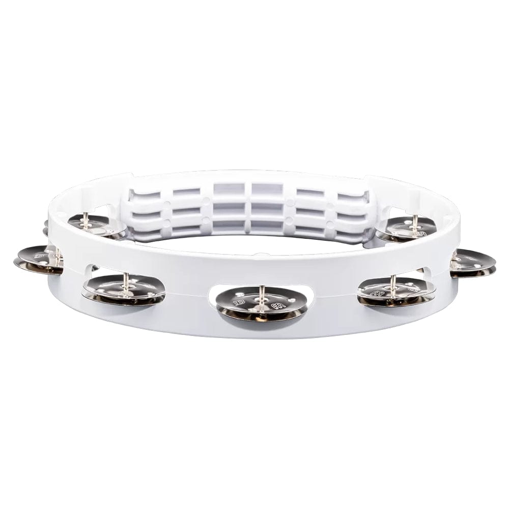 meinl tambourines meinl percussion headliner series 8 single row stainless steel jingles tambourine   #color_white