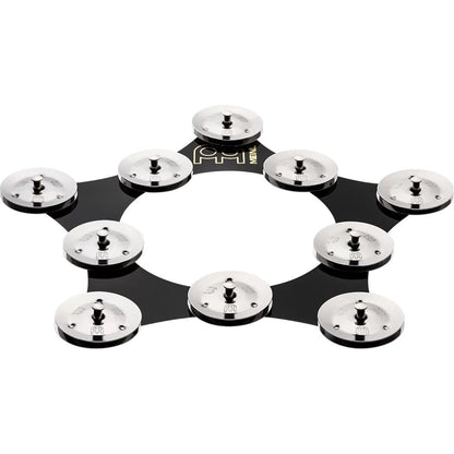 meinl tambourines meinl sfhht 9.5" drummer add-ons super flex hihat stainless steel jingles tambourine