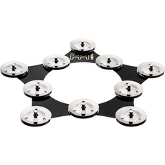 Meinl Tambourines Meinl SFHHT 9.5" Drummer Add-Ons Super Flex HiHat Stainless Steel Jingles Tambourine
