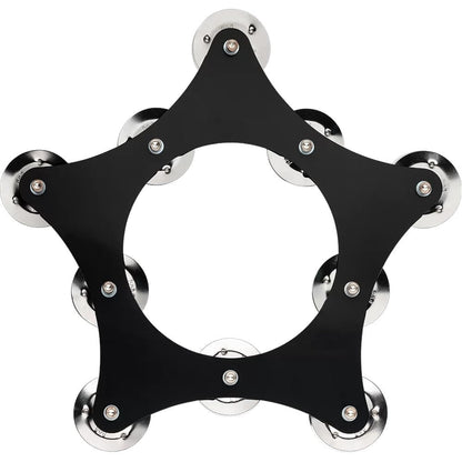 meinl tambourines meinl sfhht 9.5" drummer add-ons super flex hihat stainless steel jingles tambourine