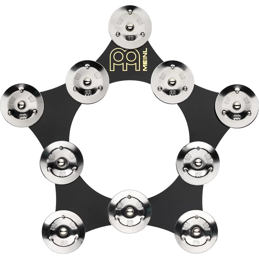 meinl tambourines meinl sfhht 9.5" drummer add-ons super flex hihat stainless steel jingles tambourine